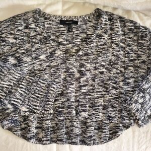 Cropped V Neck Sweater